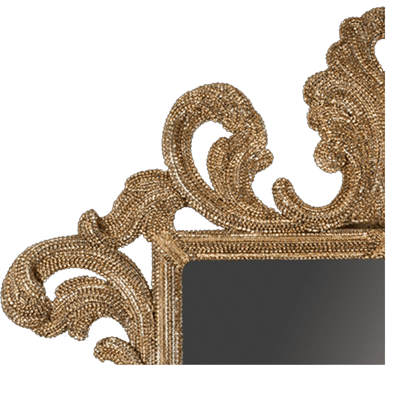 b.b. Simon M-518-GOLD Crystal Mirror - Dudes Boutique