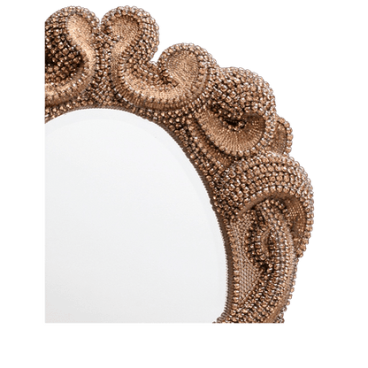 b.b. Simon M-519-GOLD Crystal Mirror - Dudes Boutique