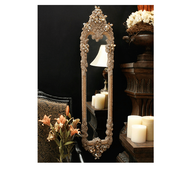 b.b. Simon M-523-GOLD Crystal Mirror - Dudes Boutique