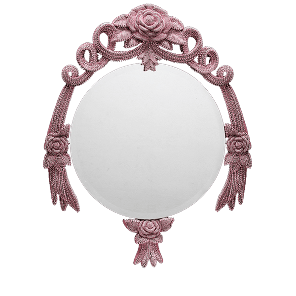 b.b. Simon M-532-LT.Rose Crystal Mirror - Dudes Boutique