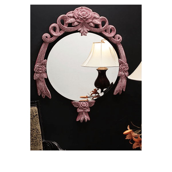 b.b. Simon M-532-LT.Rose Crystal Mirror - Dudes Boutique