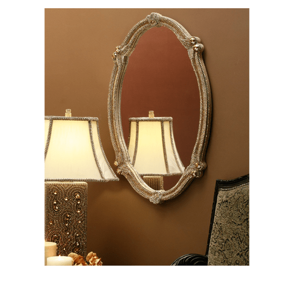 b.b. Simon M-535-GOLD Crystal Mirror - Dudes Boutique