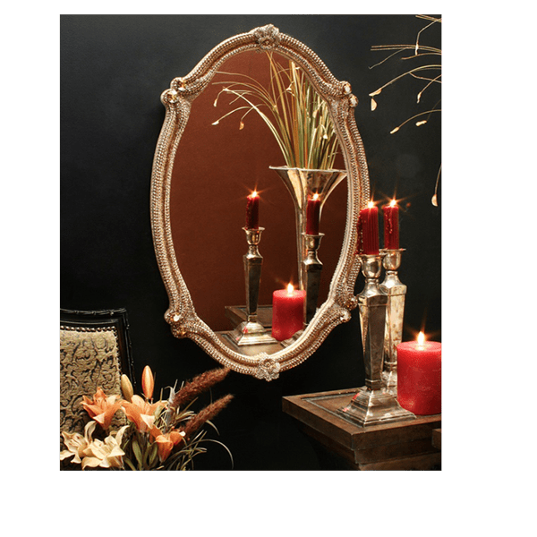 b.b. Simon M-535-GOLD Crystal Mirror - Dudes Boutique