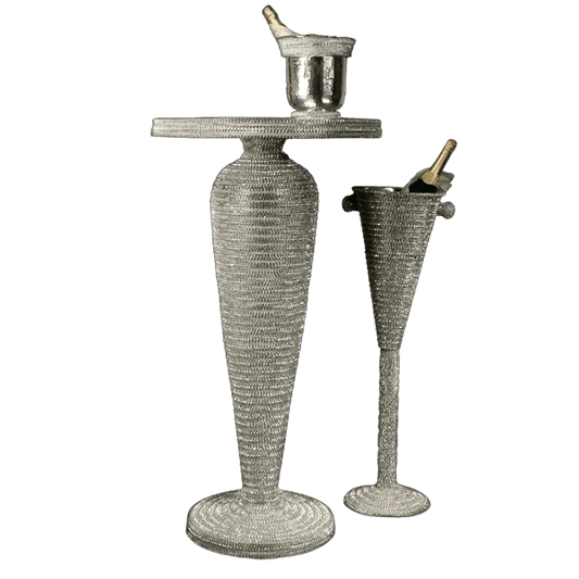 b.b. Simon TB-101-CLEAR Crystal Table - Dudes Boutique