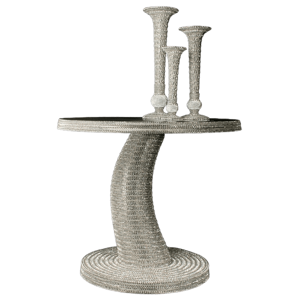 b.b. Simon TB-102-CLEAR Crystal Table - Dudes Boutique