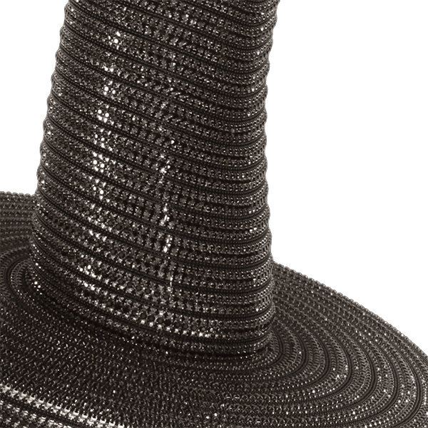 b.b. Simon TB-102-JET Crystal Table - Dudes Boutique