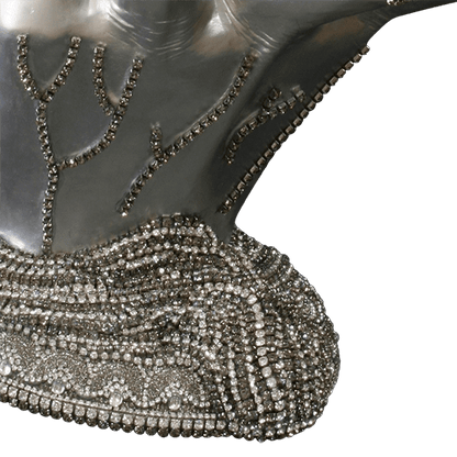 b.b. Simon TB-106-BLACK DIAMOND-CLEAR Crystal Table - Dudes Boutique