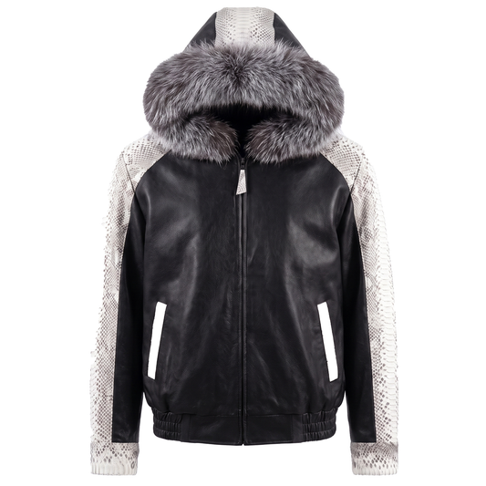 G-Gator - 2095H Hooded Lambskin/Python Jacket
