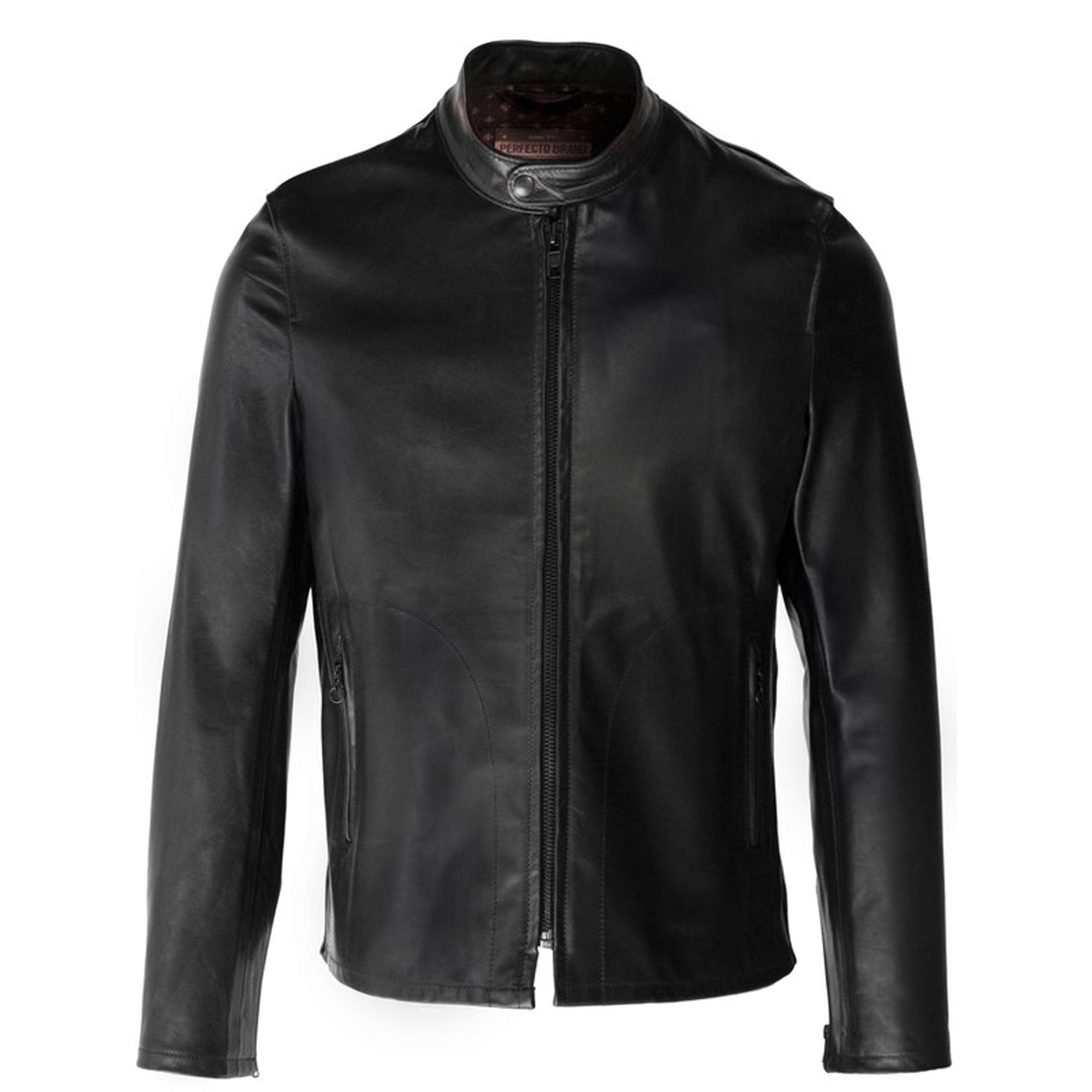 Schott P571 Mission Men's Leather Jacket - Black - Dudes Boutique