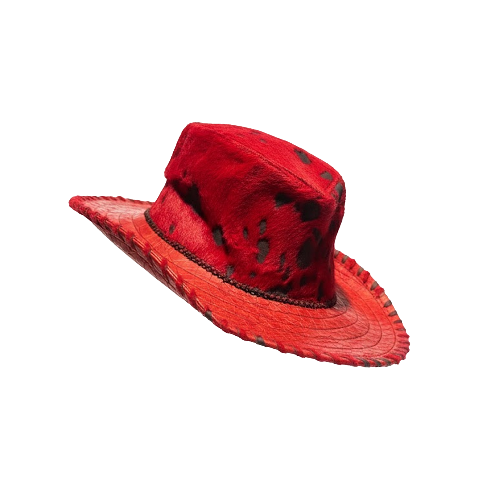 Kashani Red Inferno Cavallino Western Fedora