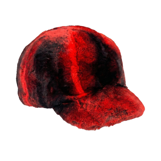 Kashani Red Rex Rabbit Derby Hat