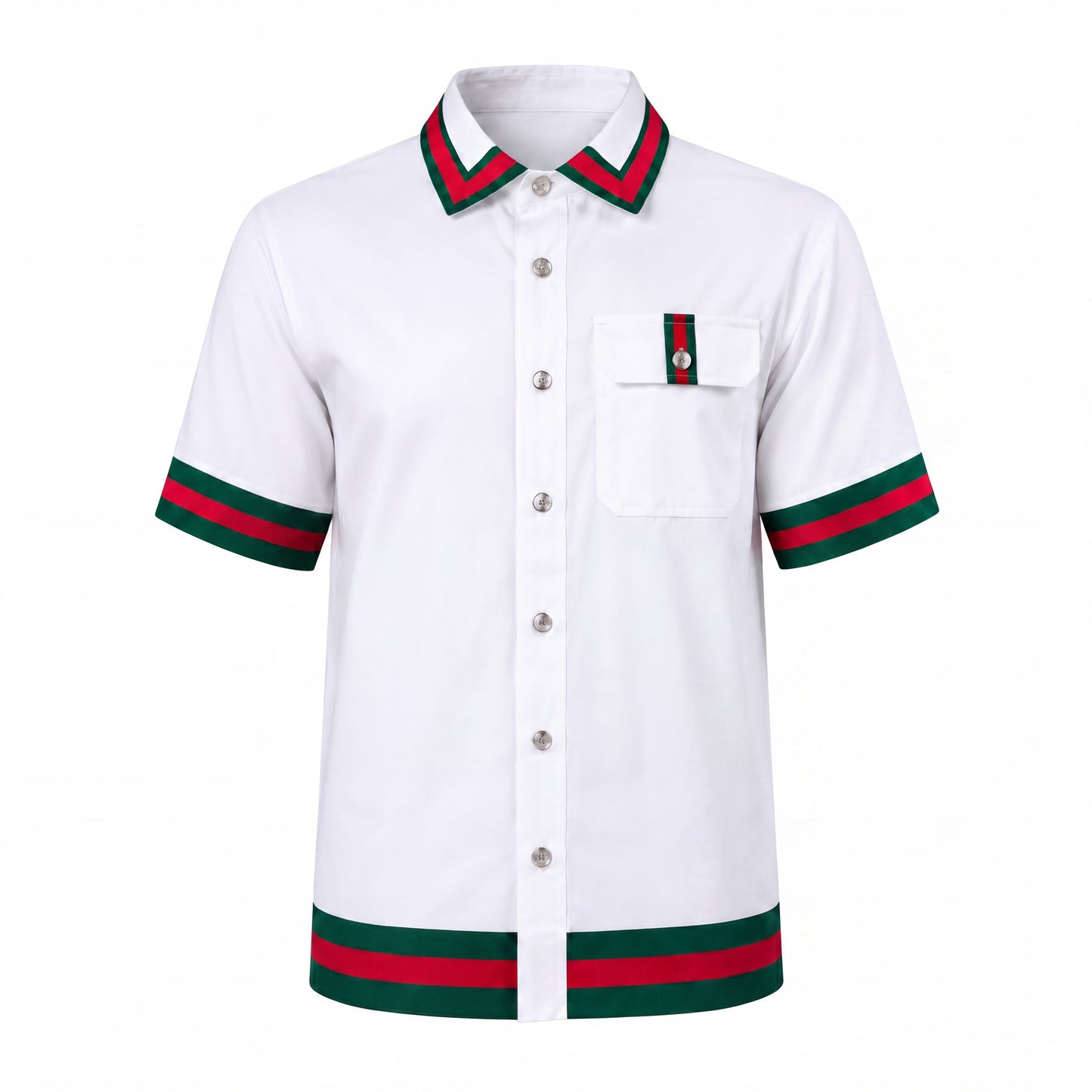 Prestige LUX-690 White Linen Shirt