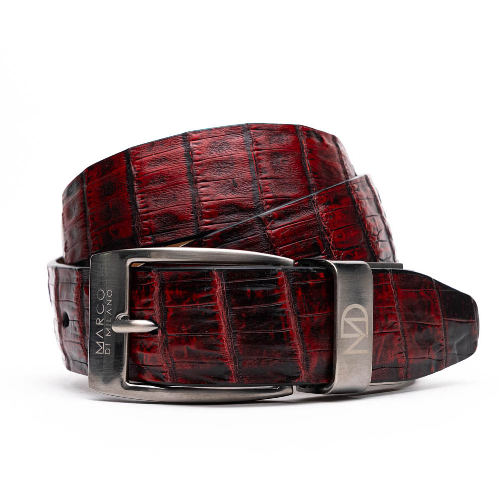 Marco Di Milano Riccardo Belt Black Cherry