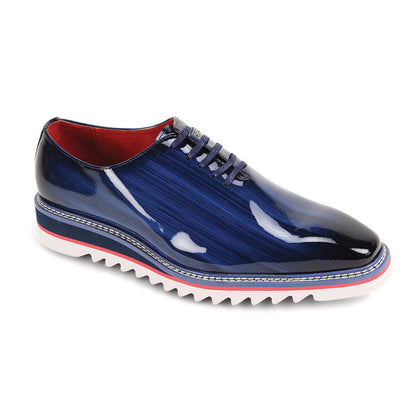 Giovanni Ultralight sneakers in blue patent