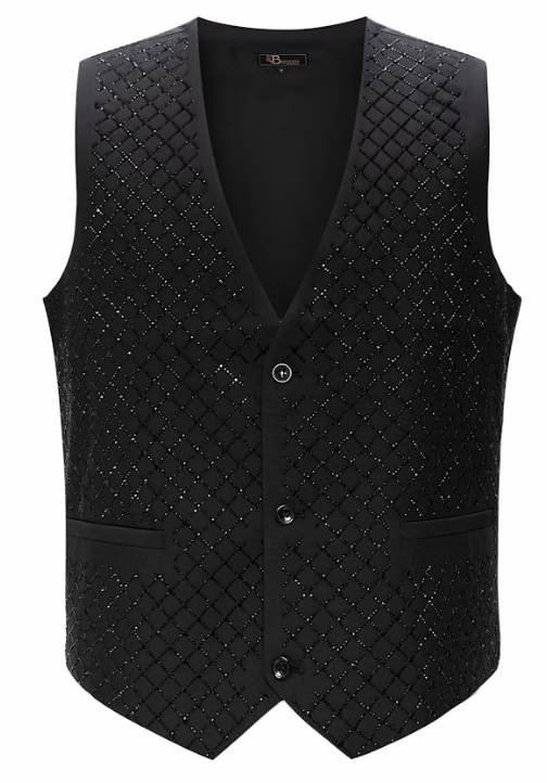 Crystal Charm BLACK/BLACK - Dudes Boutique