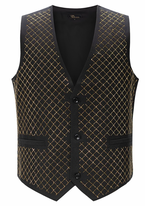 Crystal Charm BLACK/GOLD - Dudes Boutique