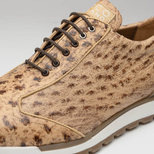 Marco Di Milano Scanno Orix Ostrich Quill Sneakers - Dudes Boutique