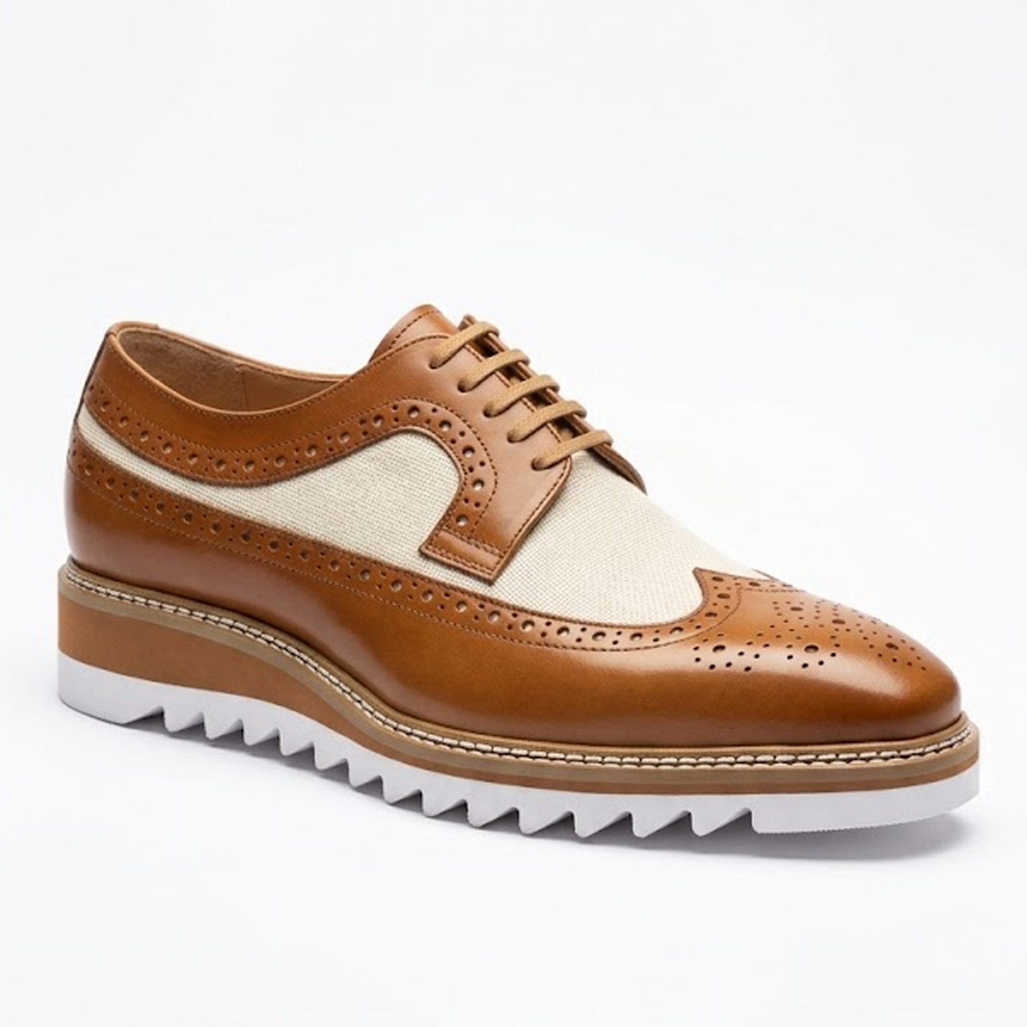 Giovanni Latte Leather Ultralight Sneakers