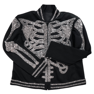 Kashani Skeleton Hyper Crystal Studded Jacket - Dudes Boutique