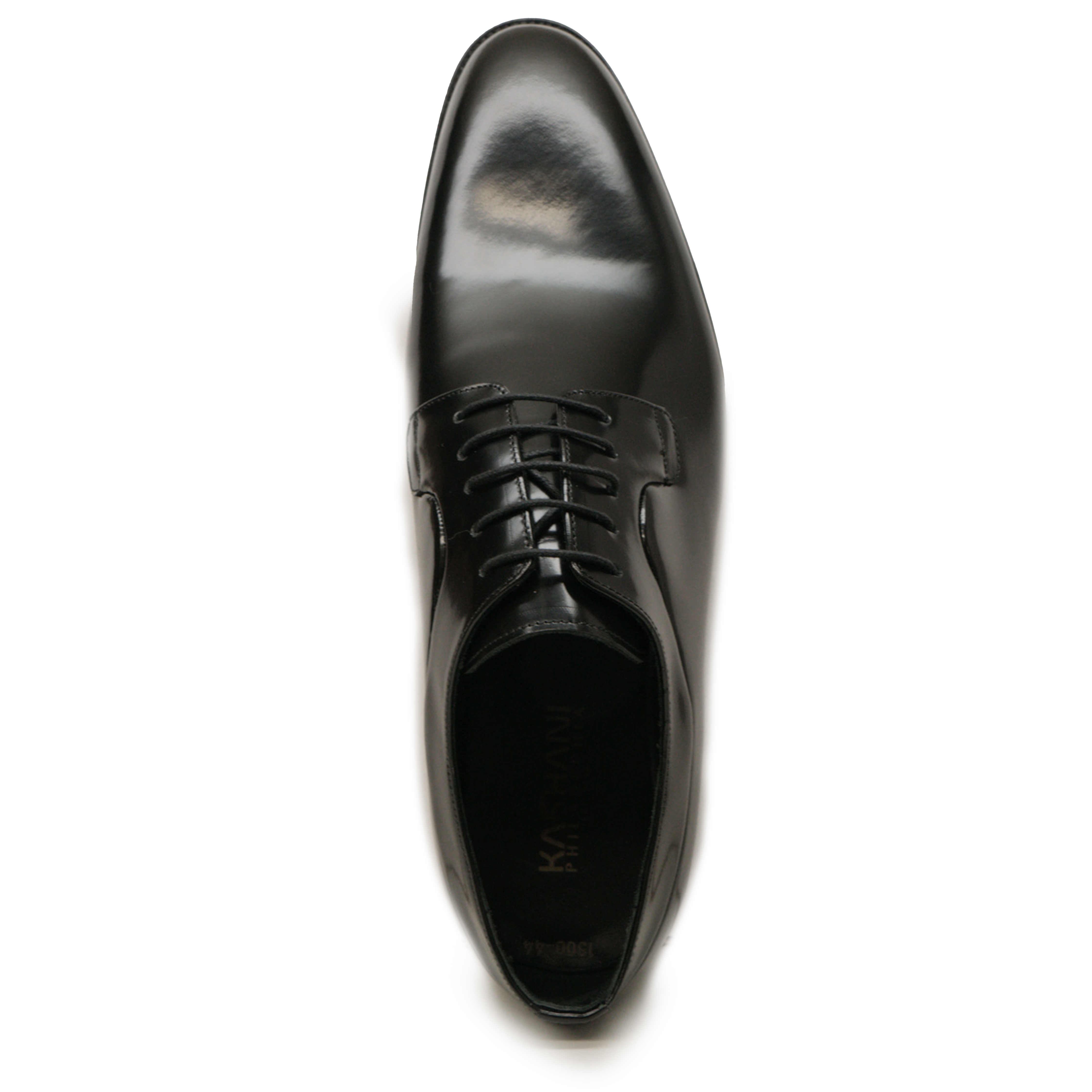 Kashani Black Calfskin Whole Cut Oxford Dress Shoes - Dudes Boutique