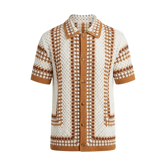 Lanzzino Honey Breathable Knit Shirt