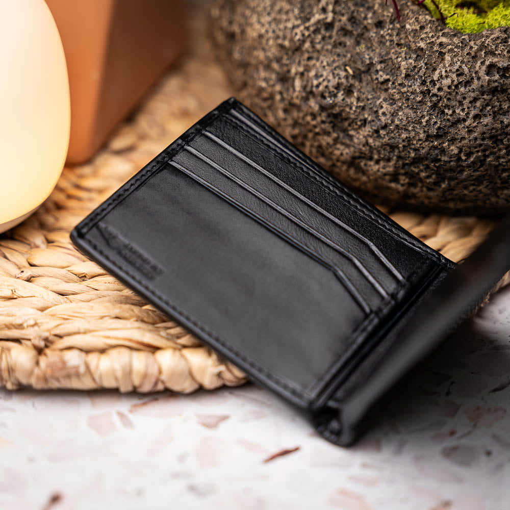 Marco Di Milano Stingray Bi-Fold Wallet Black / White - Dudes Boutique