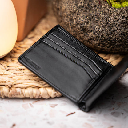 Marco Di Milano Stingray Bi-Fold Wallet Black / White - Dudes Boutique
