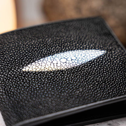 Marco Di Milano Stingray Bi-Fold Wallet Black / White - Dudes Boutique