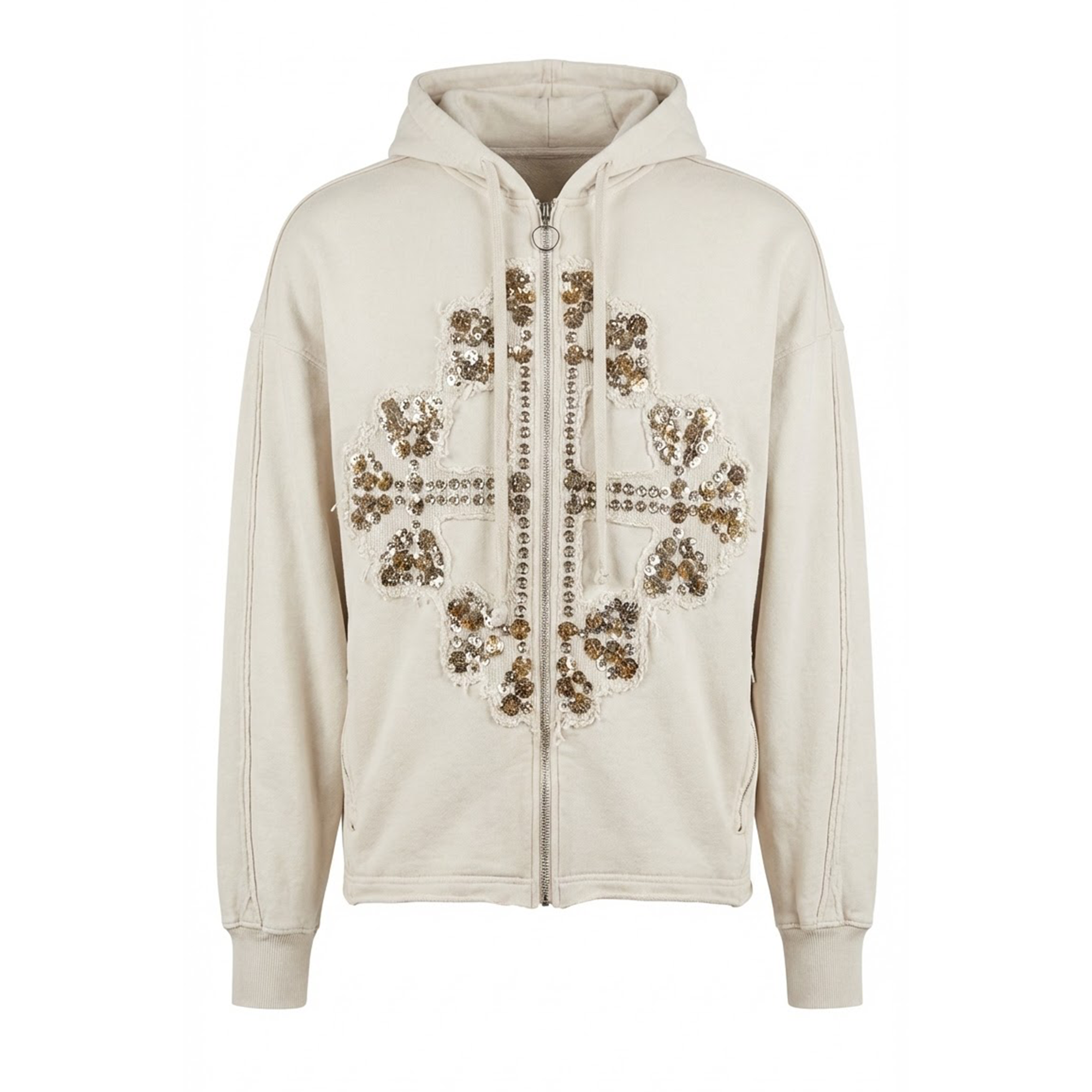 Hudson Gilded Cross Zip Hoodie
