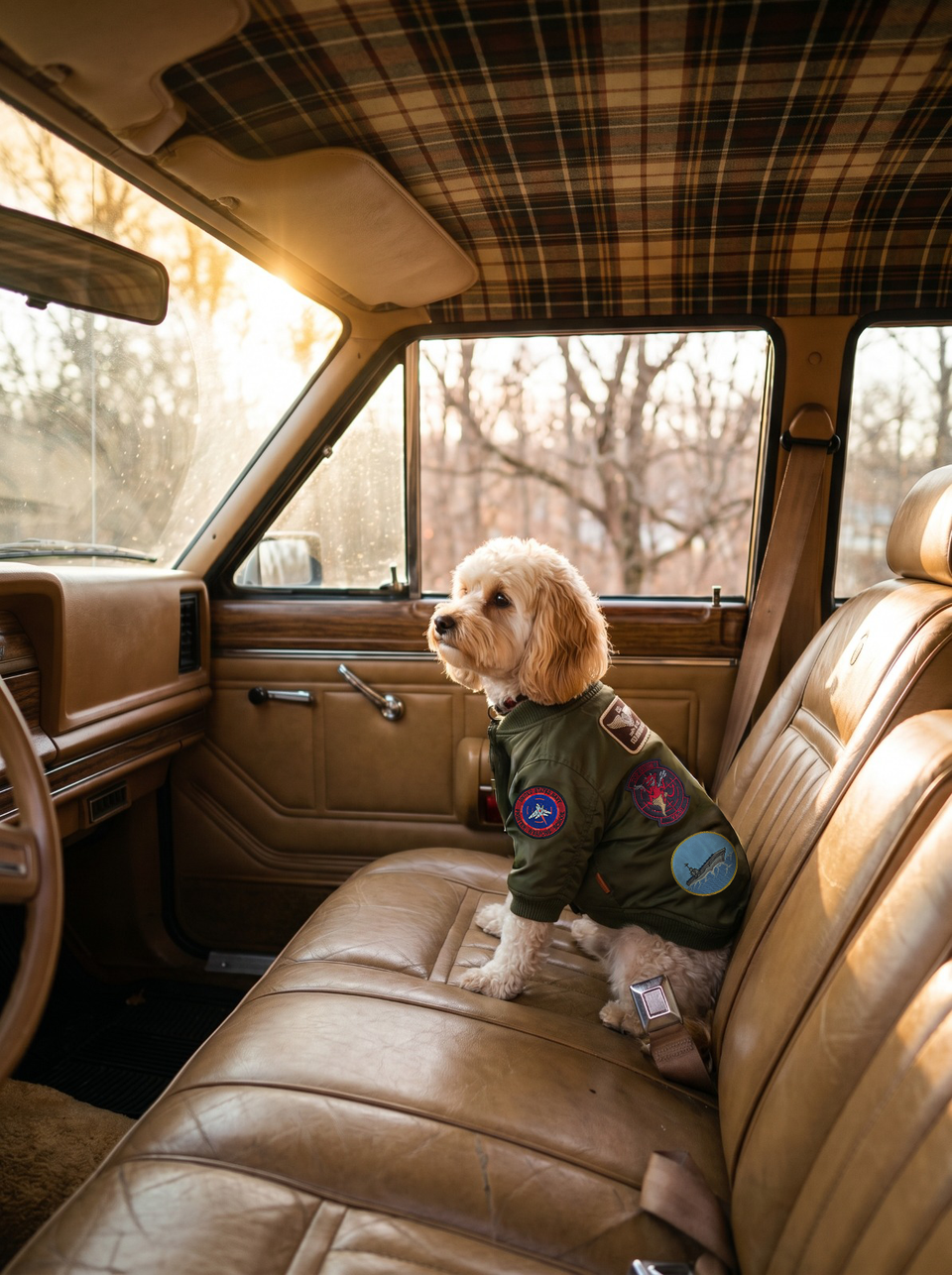 Top Gun Dog Bomber Jacket
