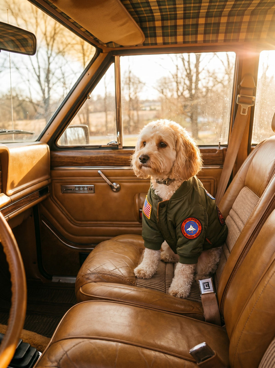 Top Gun Dog Bomber Jacket