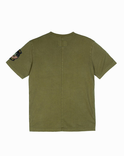 Top Gun Naval Air Station tee in olive