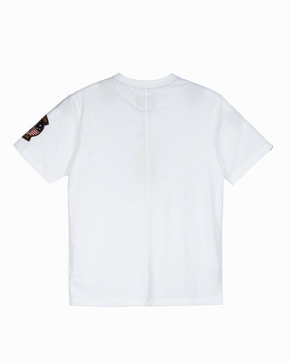 Top Gun "Naval Air Station" graphic tee in white