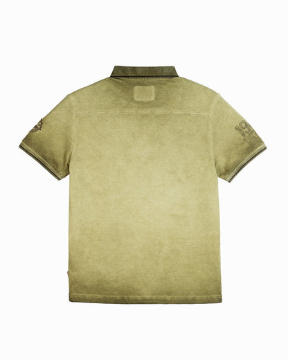 Top Gun Vintage Eagle Flying Legend polo in olive
