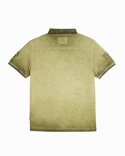 Top Gun "Vintage Eagle Flying Legend" Polo - Olive