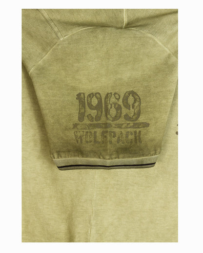 Top Gun Vintage Eagle Flying Legend polo in olive