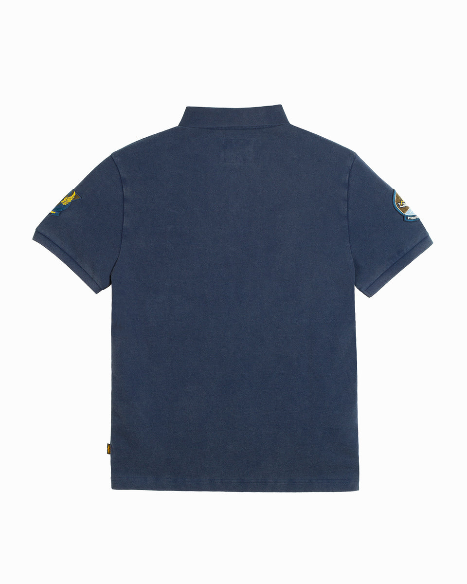 Top Gun "Vintage Heritage" polo shirt in navy