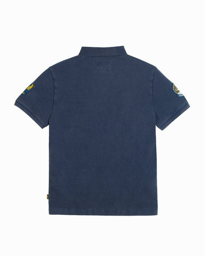 Top Gun "Vintage Heritage" polo shirt in navy
