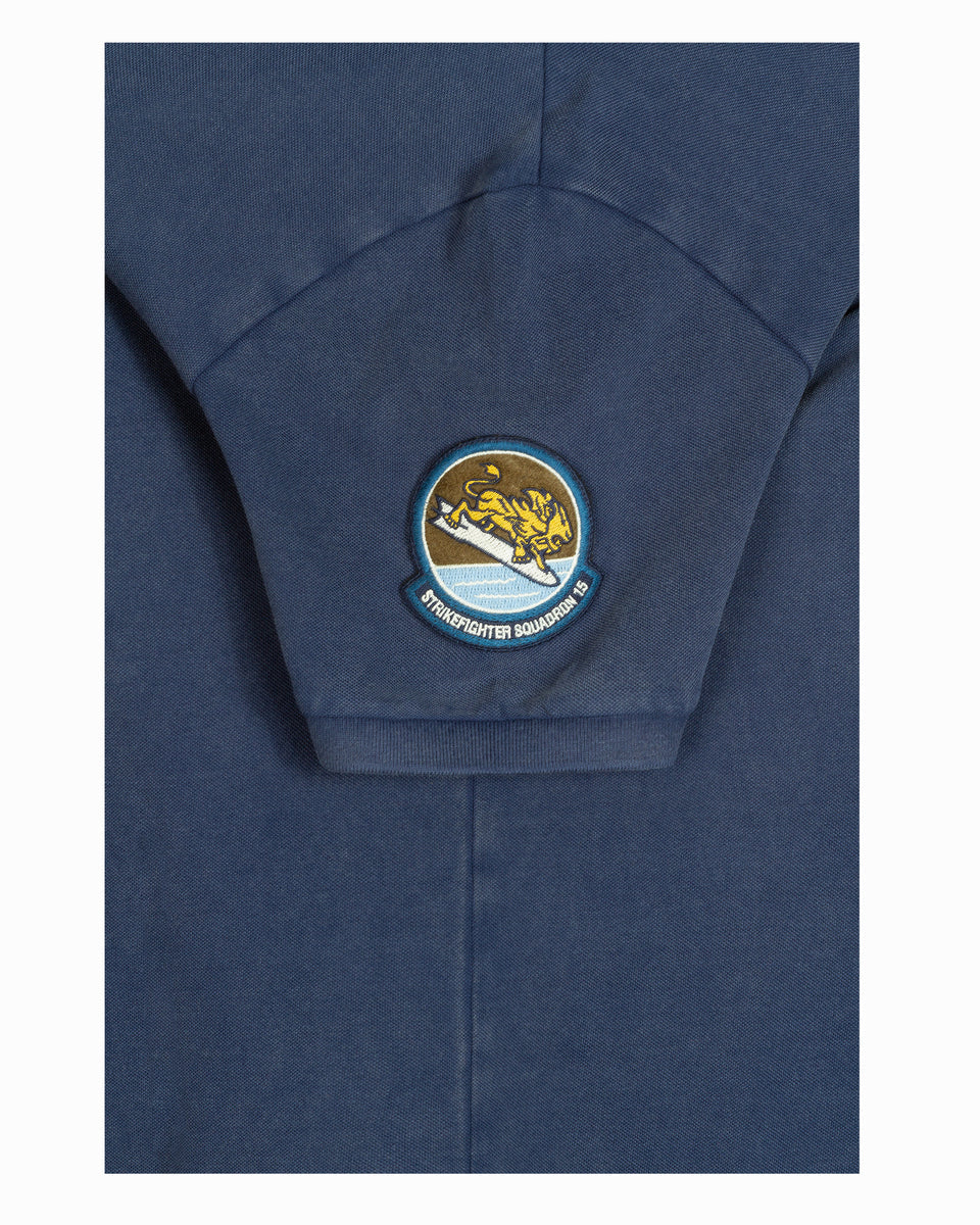Top Gun "Vintage Heritage" polo shirt in navy