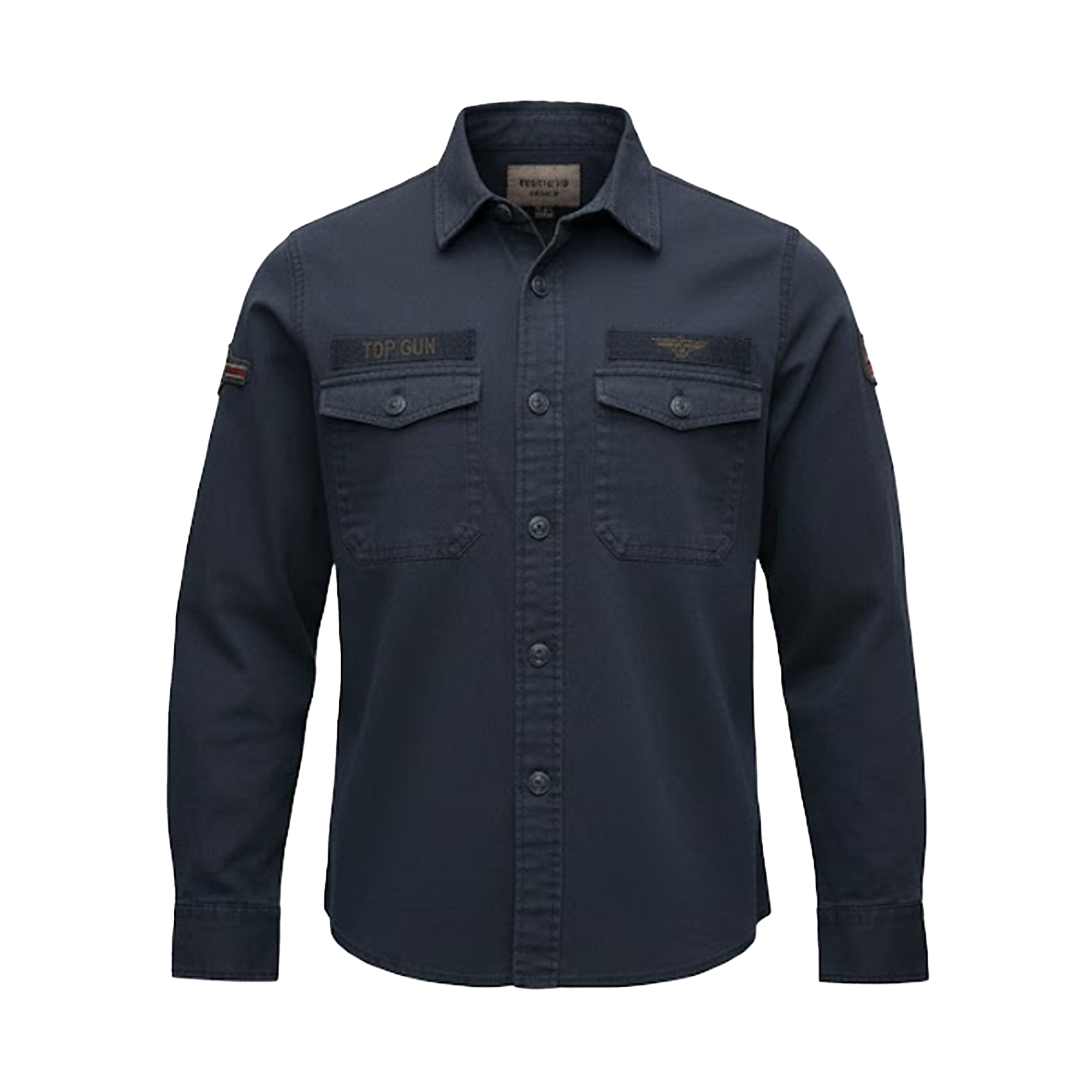 Top Gun Classic Navy Military Shirt