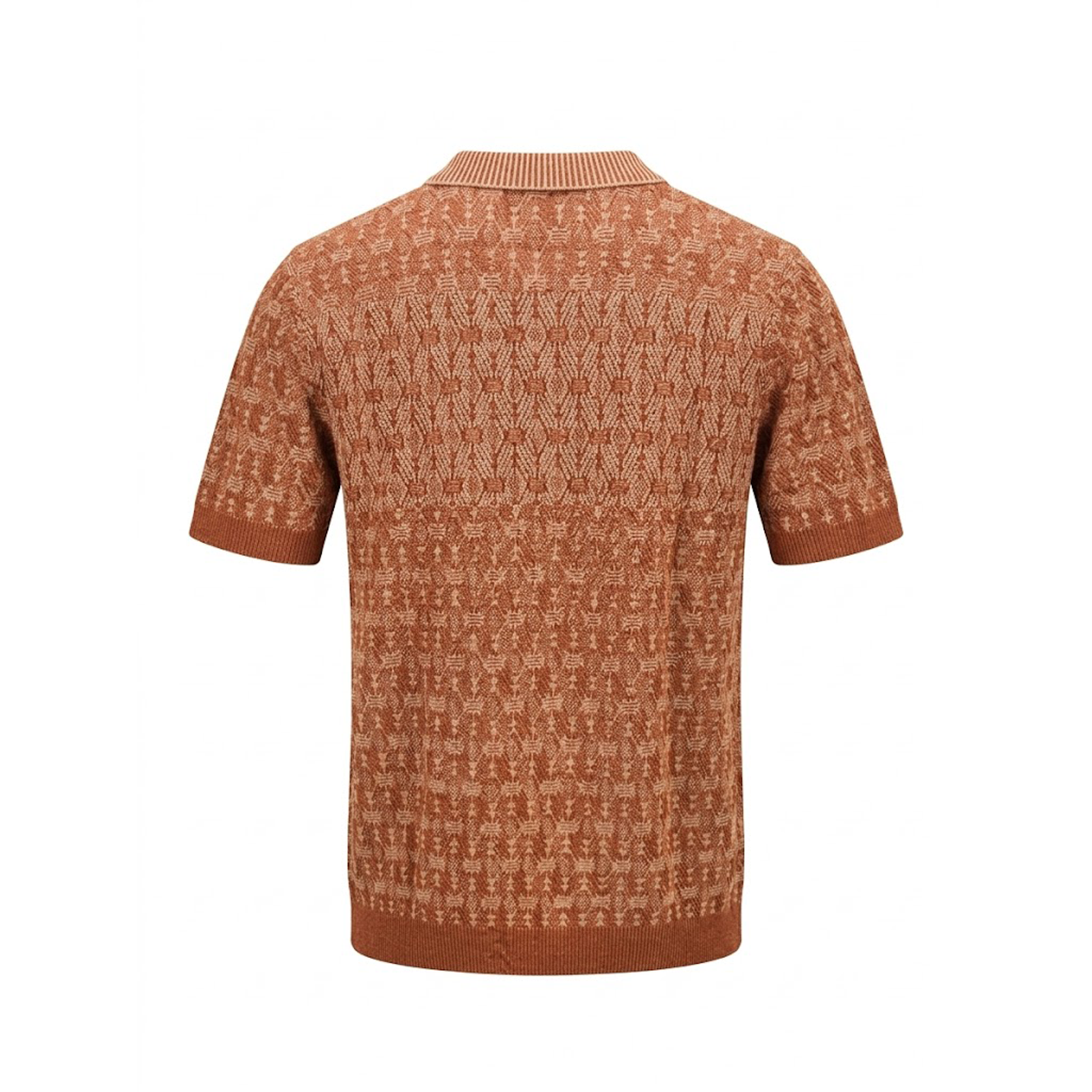 Prestige CMK-382 Brown Knit Shirt