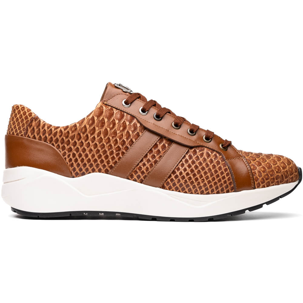 Marco Di Milano Verona Honey Python & Calfskin Sneakers - Dudes Boutique