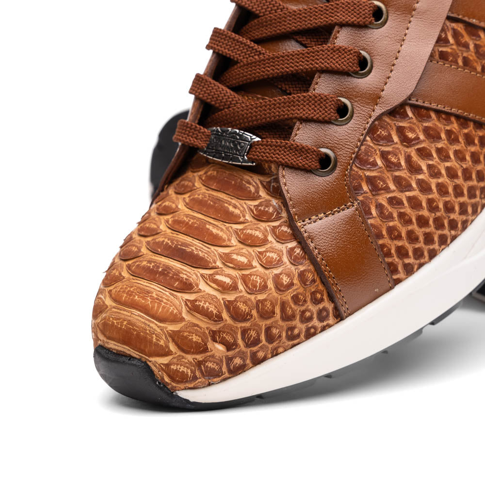 Marco Di Milano Verona Honey Python & Calfskin Sneakers - Dudes Boutique