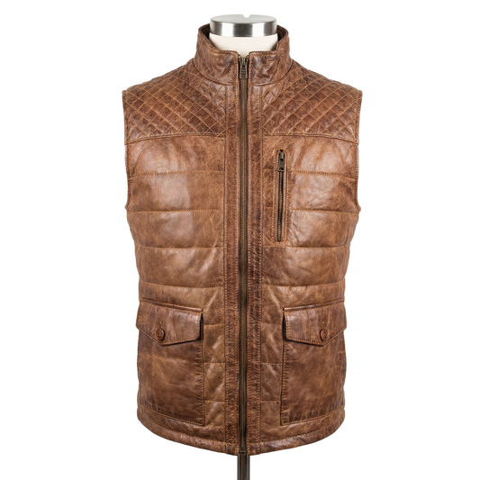 Scully Lambskin Leather Vest