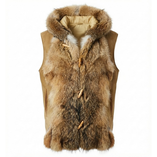 Jakewood Natural Pony Hair/Fox Vest