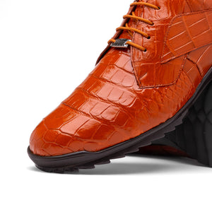 Marco Di Milano Vulcan Honey Alligator Sneakers - Dudes Boutique