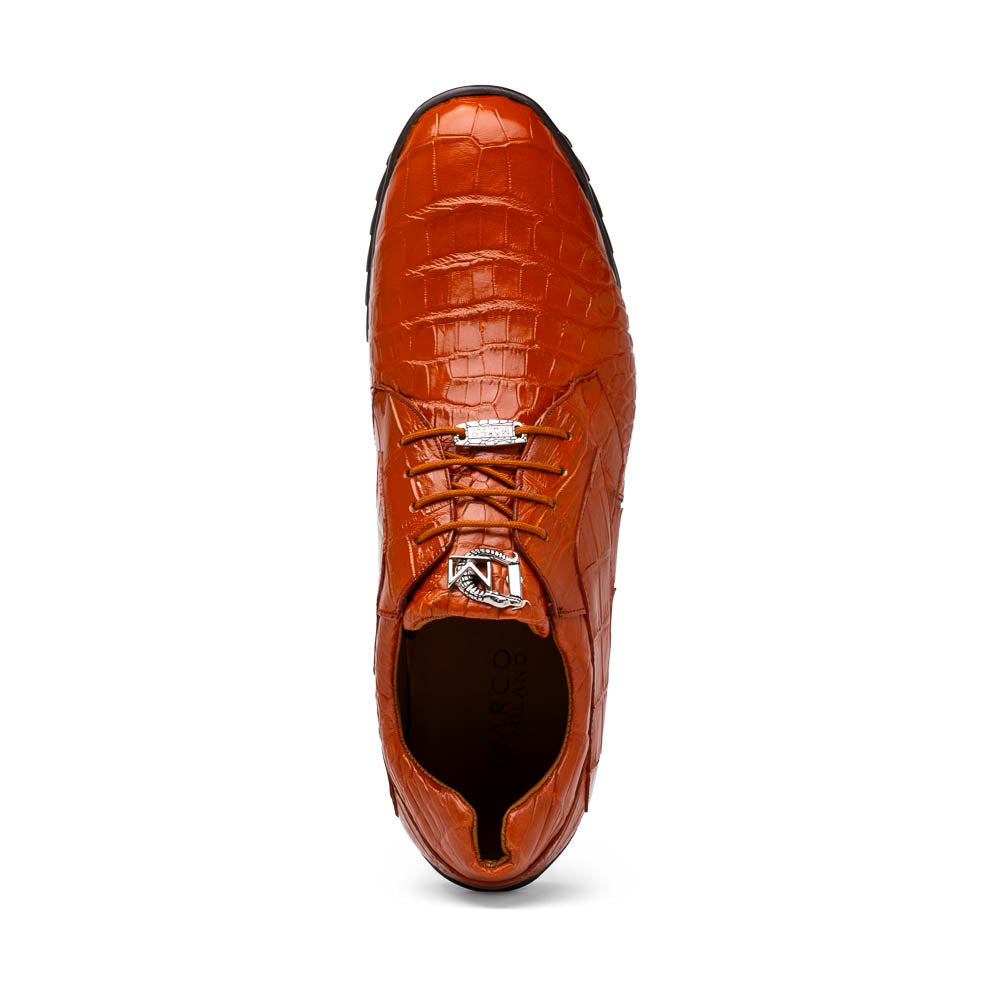 Marco Di Milano Vulcan Honey Alligator Sneakers - Dudes Boutique