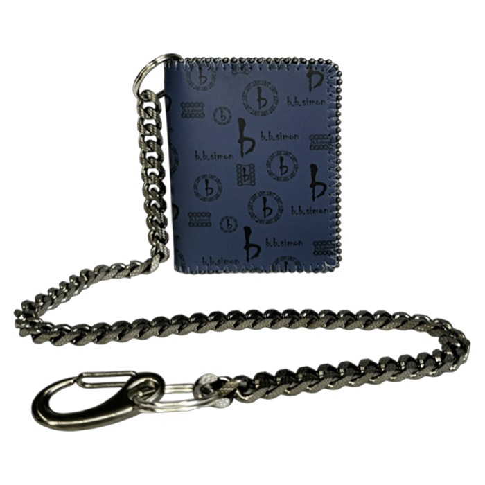 Bb Simon Rope Chain b.b. Simon Chain Wallet – Navy bb Pattern – Dudes Boutique