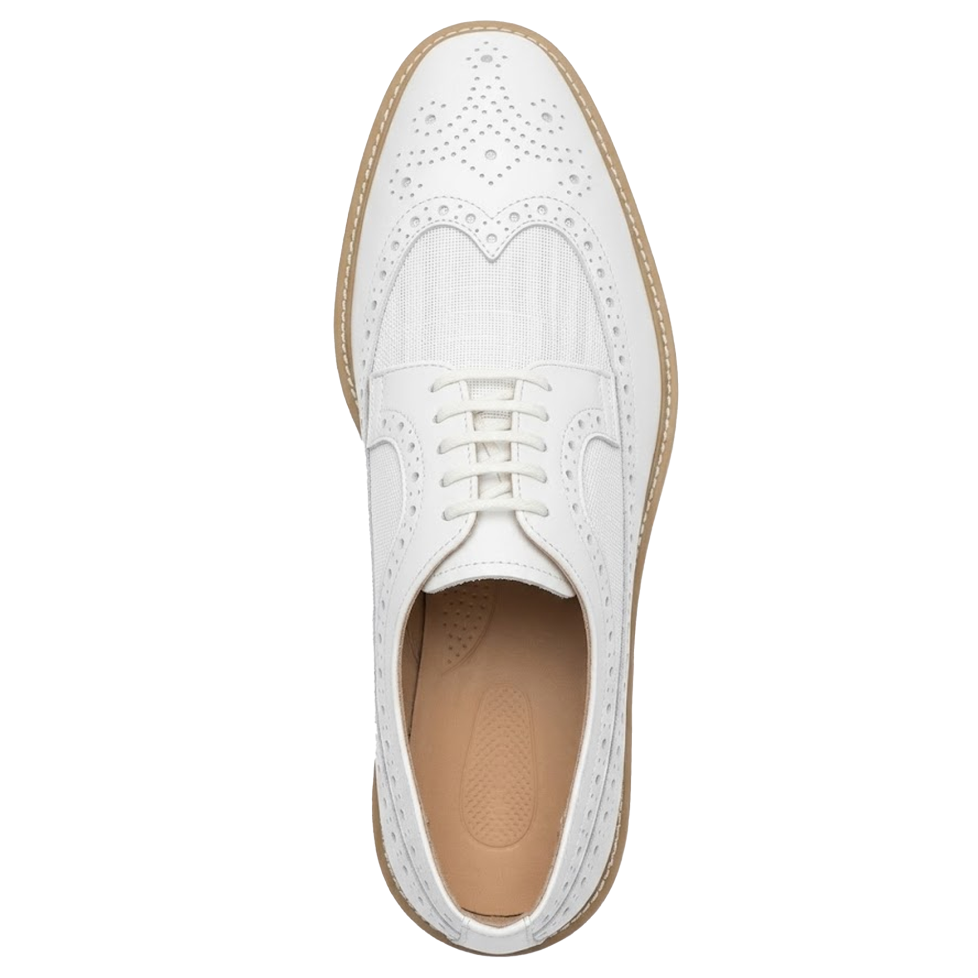 Giovanni White Leather Ultralight Sneakers