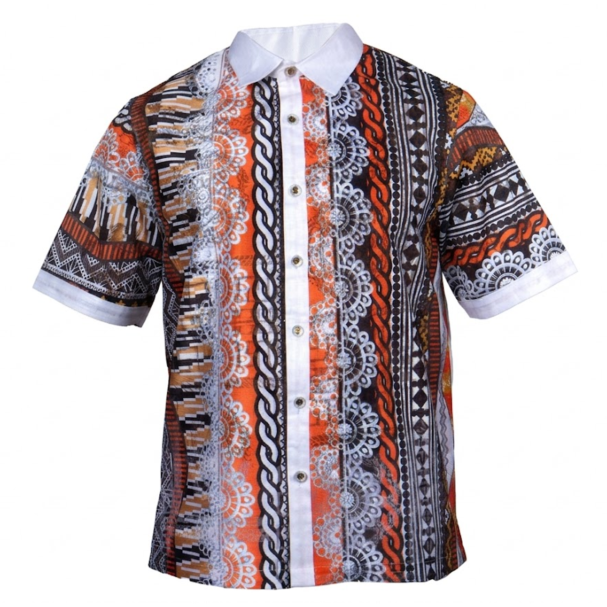 Prestige LUX-560 White 3 Lace Linen Shirt